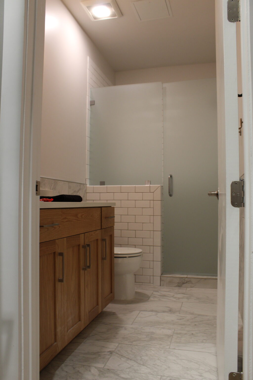 Standing Shower - Master Bath Remodel