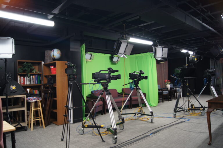 Williamson County Channel 3 Studio, Franklin, theatre lighting, cameras